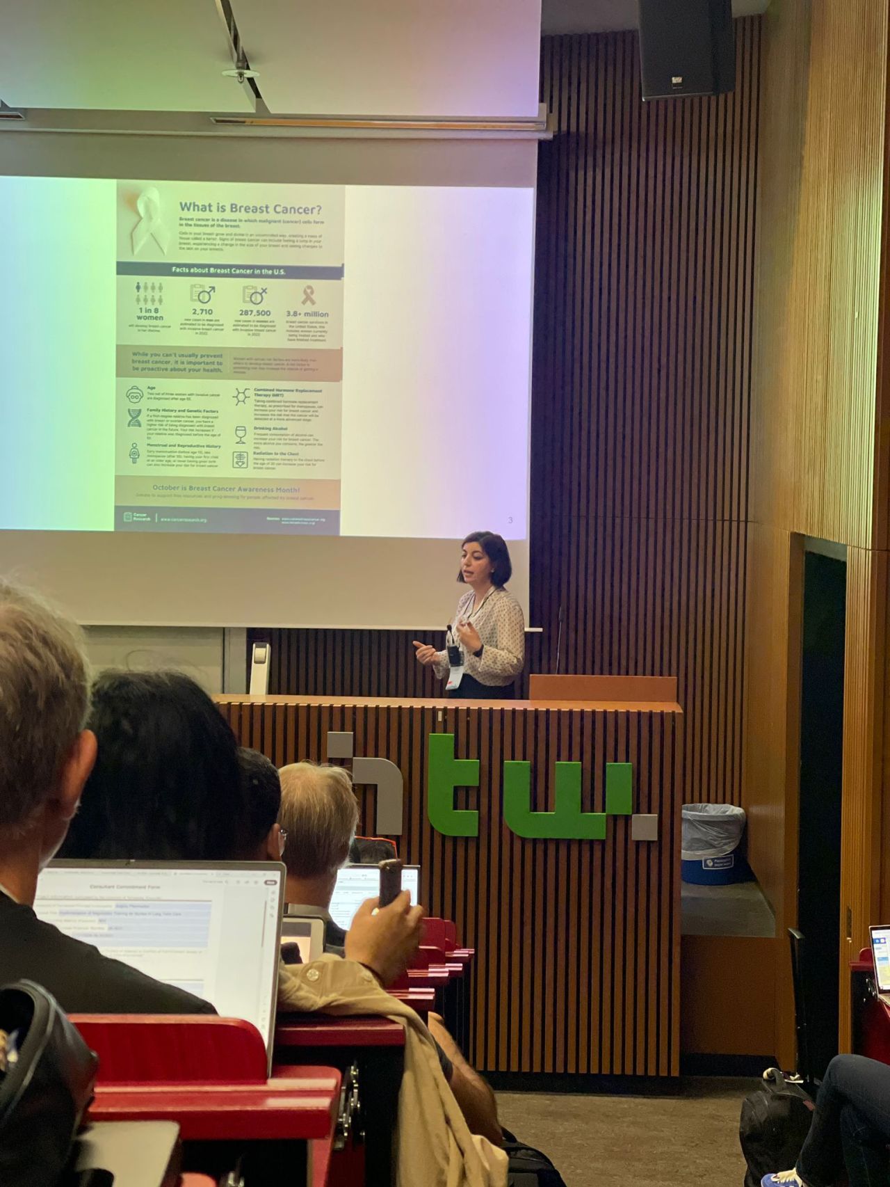 Conference talk photo